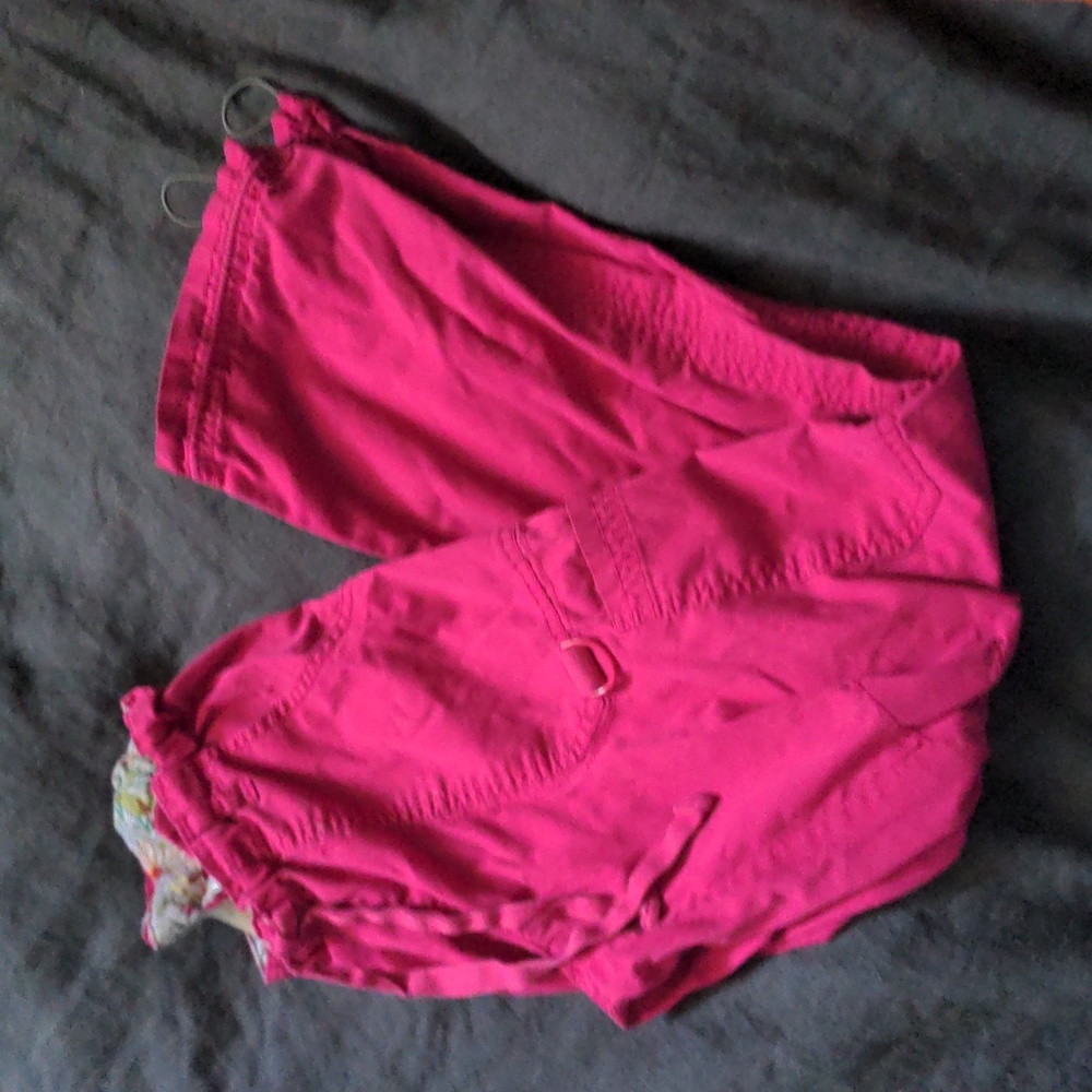 Koi Lindsey cargo scrub pants sz XXS Petite Fuschia